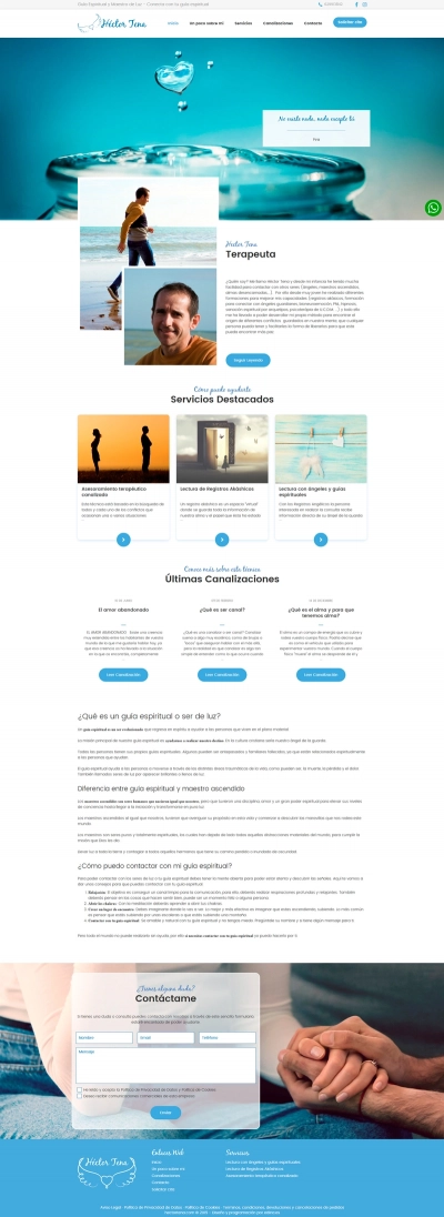 Diseño web para sitio corporativo de Héctor Tena