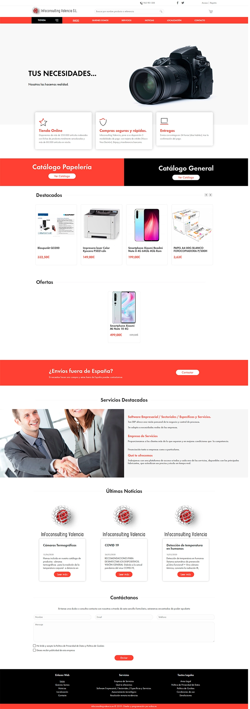 Captura de pantalla de Consulting Valencia
