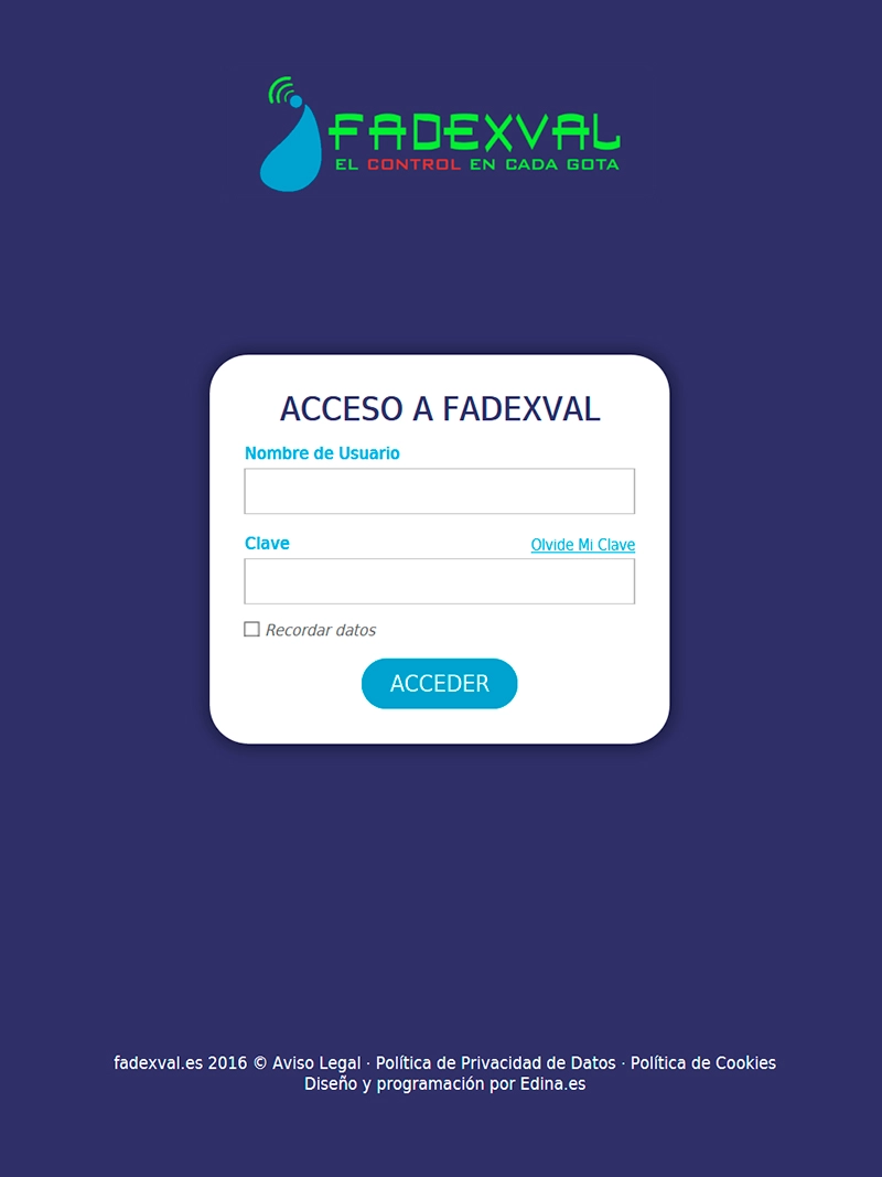 intranet empresarial de compañía FadexVal
