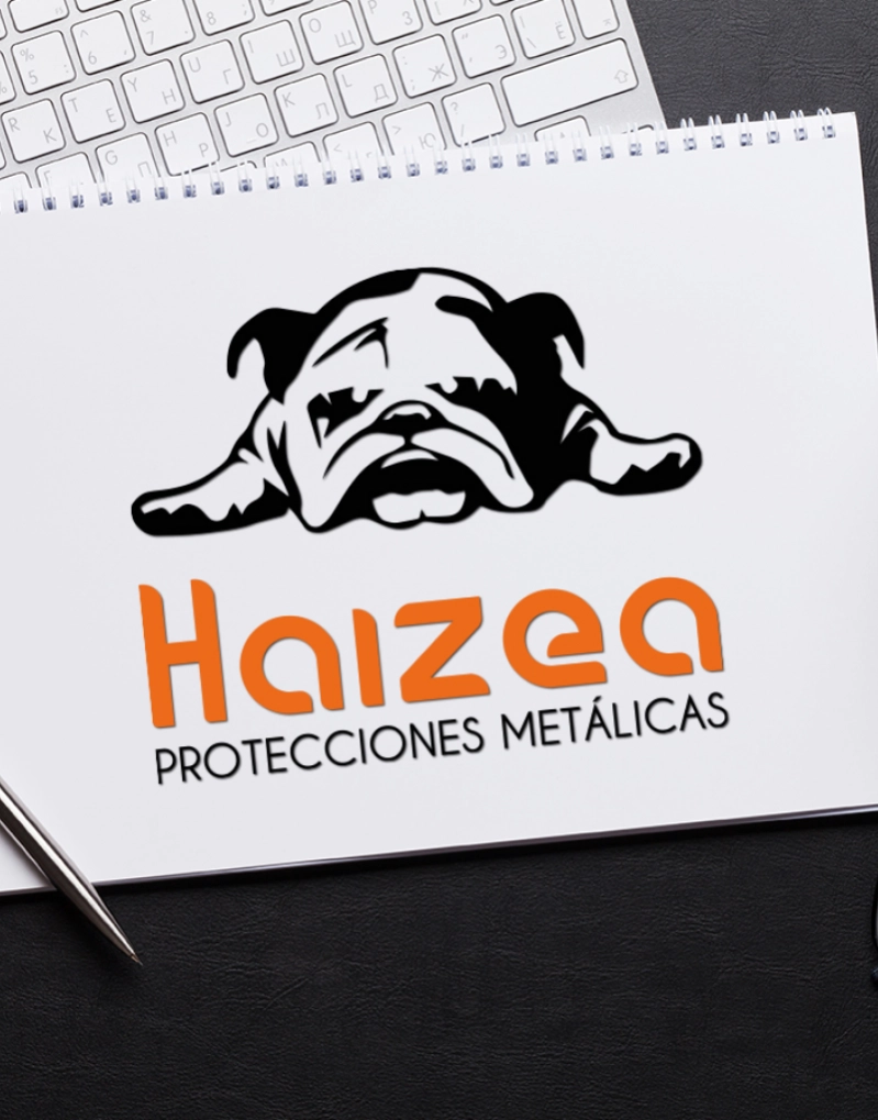 Logotipo Protecciones Metálicas Haizea