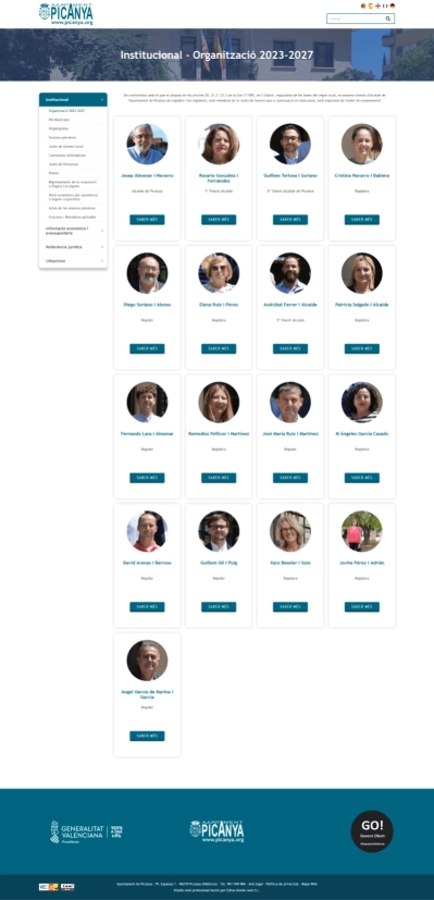 Portal de transparència de ayuntamiento de Picanya