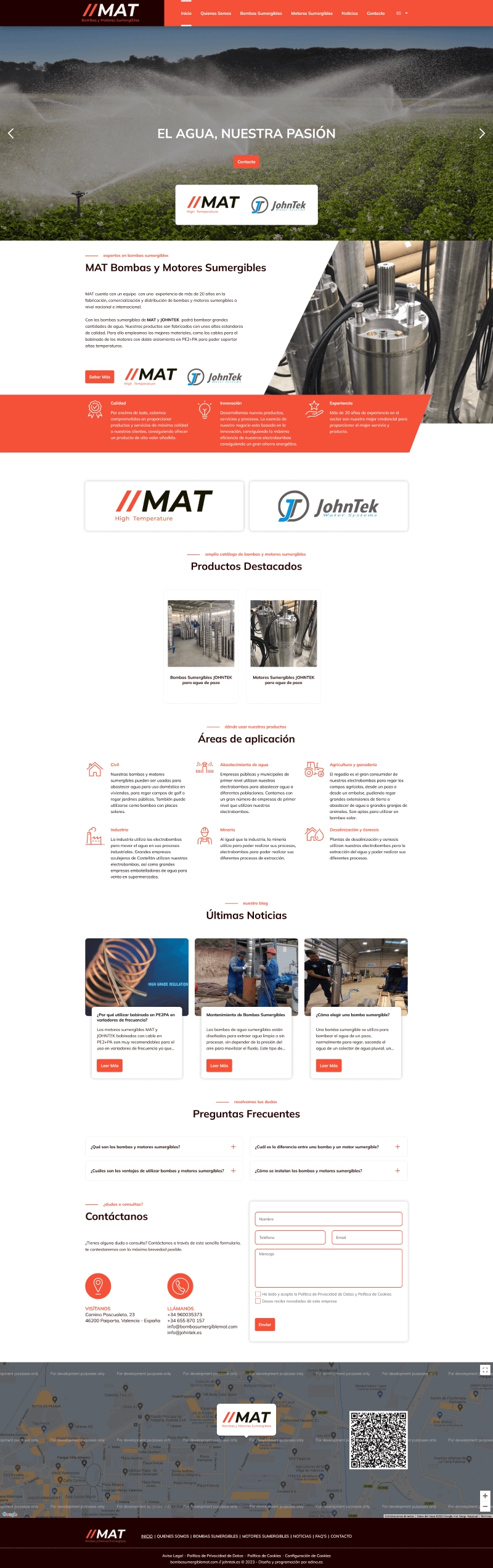 Captura de pantalla de Bombas Sumergibles MAT