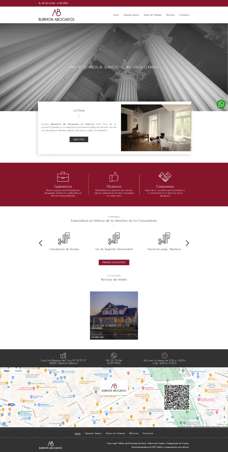 Web para Burmon Abogados